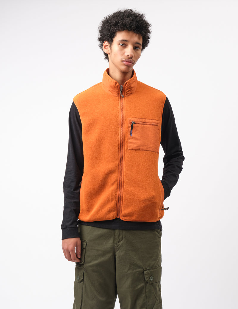 Patagonia Synch Fleece Vest - Redtail Rust | Urban Excess. – URBAN