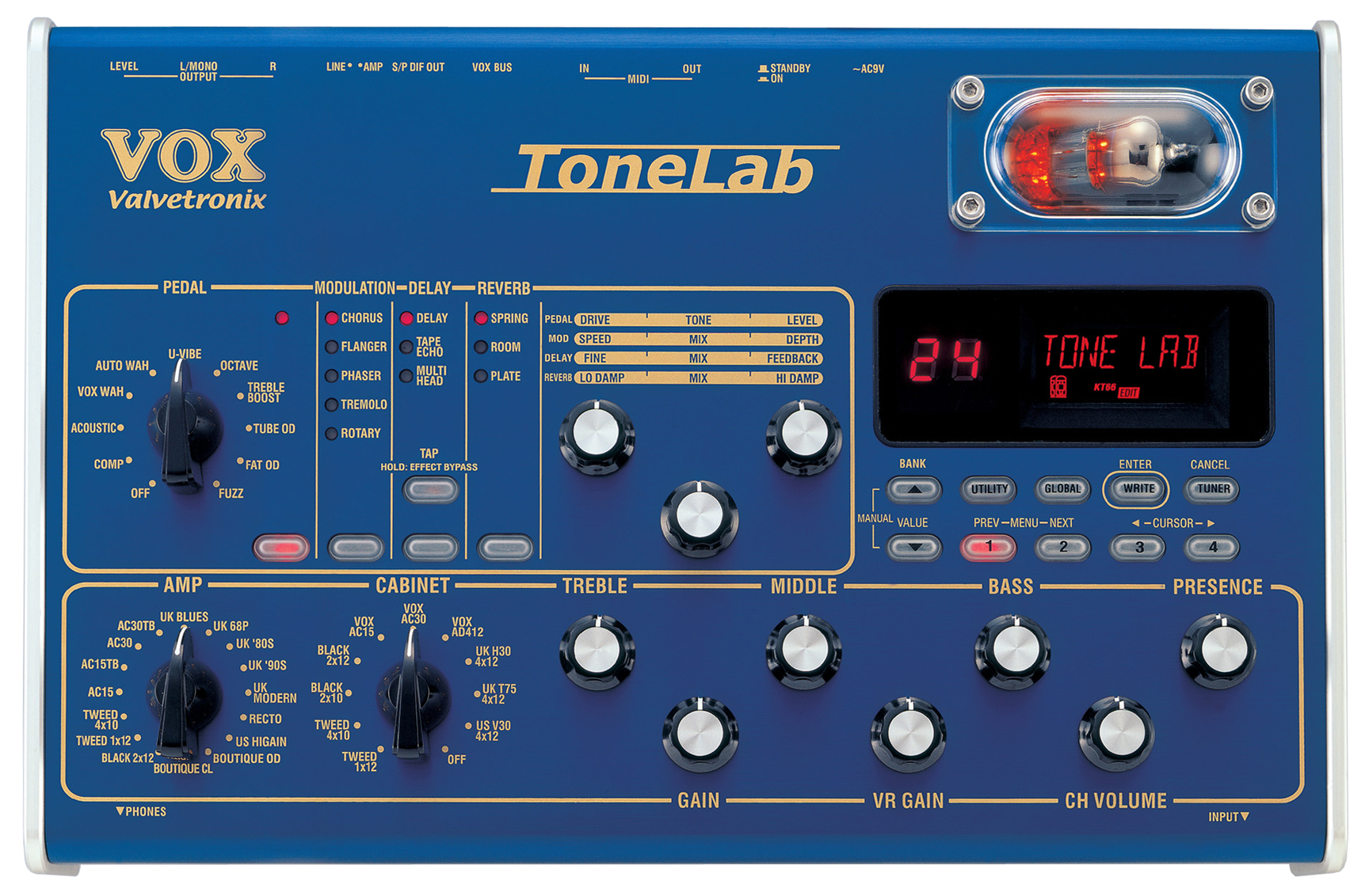 The VOX Showroom - Vox Valvetronix Tonelab Effects Processor