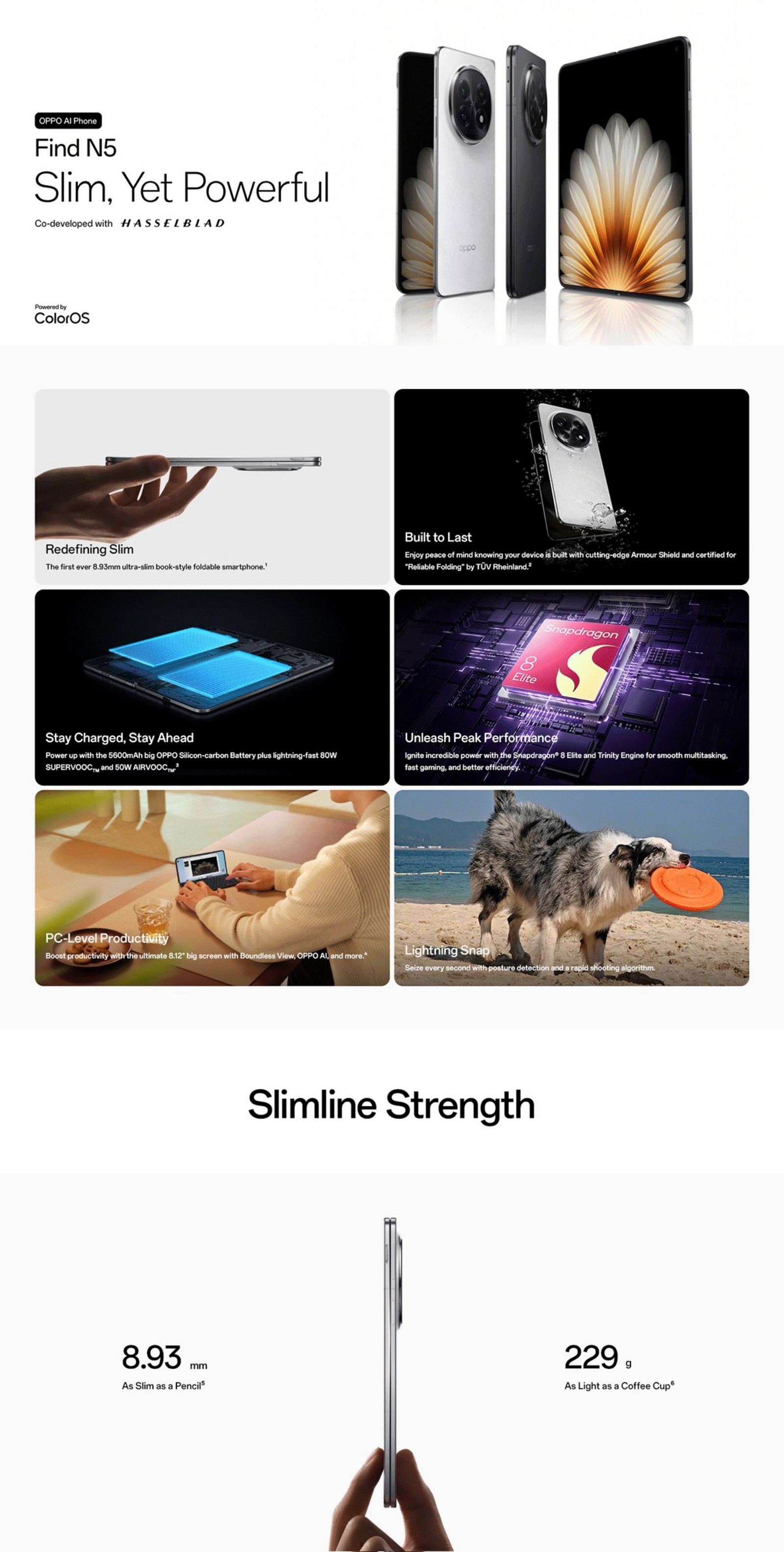 OPPO Find N5 5G Android Fold Smartphone