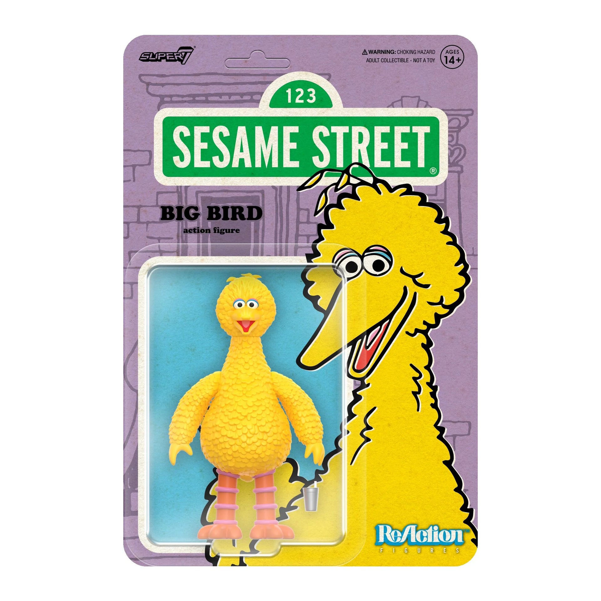 Sesame Street ReAction Figure Big Bird – Velcrokid