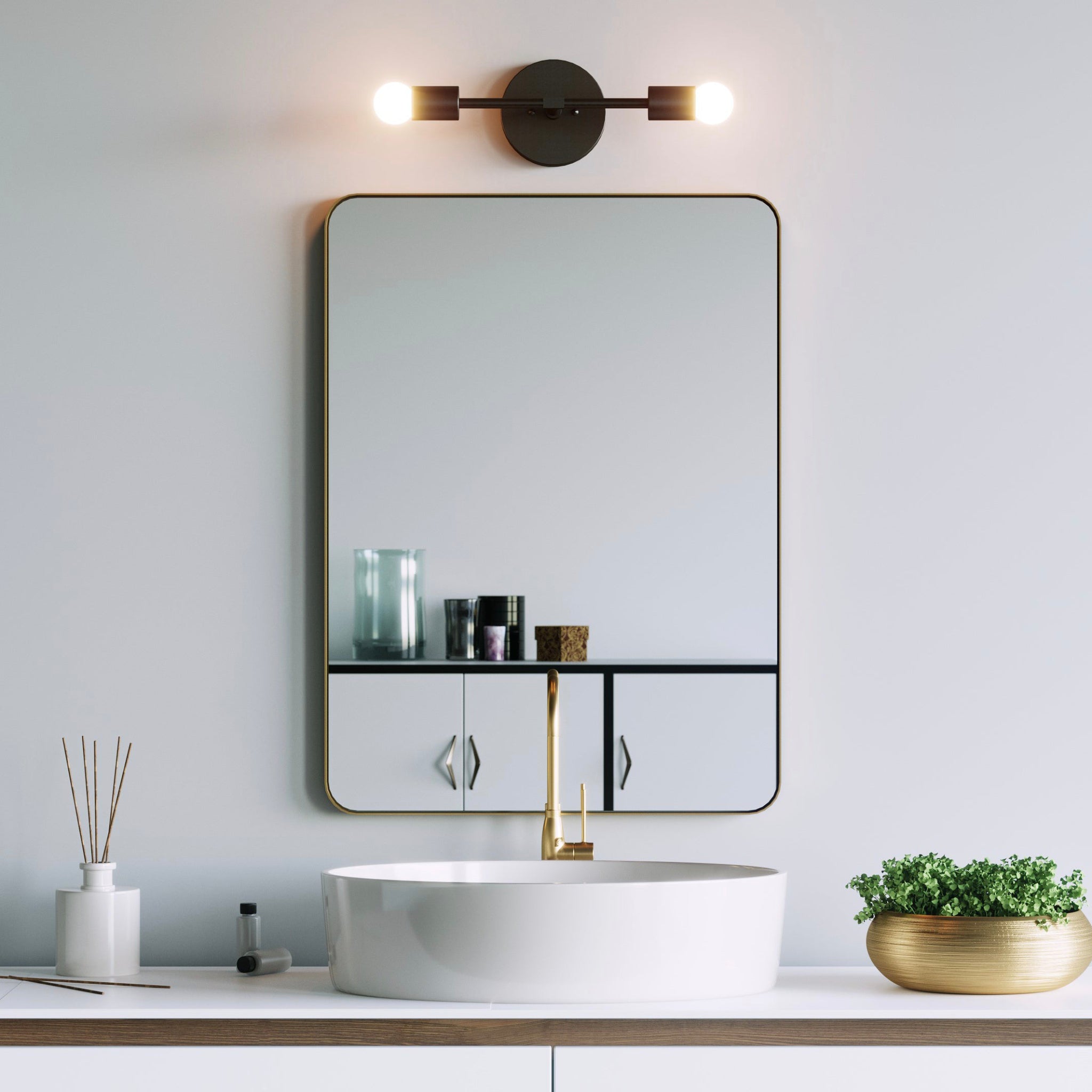 Artesia Wall Sconce, Handcrafted 2 Light Wall Sconce – Velora