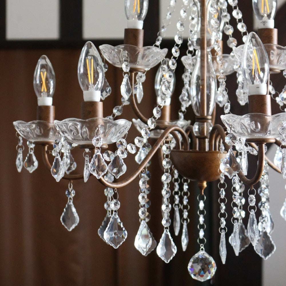 ゴージャスな雰囲気が美しい シャンデリア9灯 OR1-OP-005-6+3AT