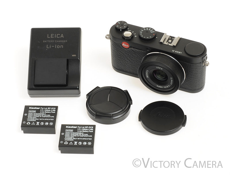 Leica X1 12.2MP Digital Point & Shoot Camera w/ 24mm f2.8 Elmarit Lens