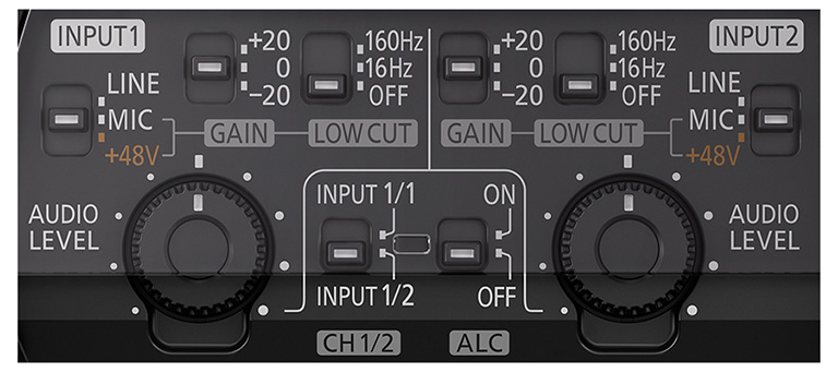 DMW-XLR1】 Panasonic XLRマイクロホンアダプター ｜ ビデオカメラ