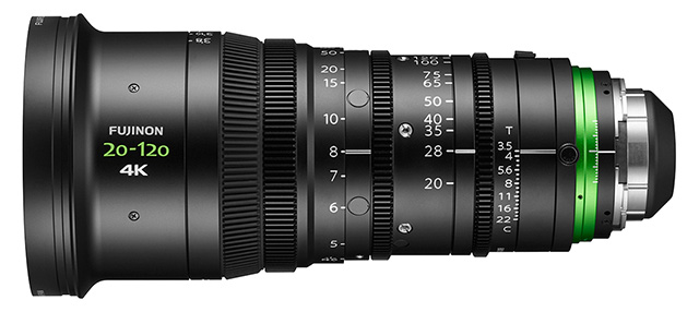 XK6×20（XK20-120mm T3.5）】 FUJINON 4Kシネマ用ズームレンズ