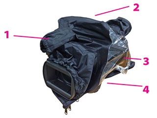 SA-FX9】 NEP PXW-FX9/FS7用 レインカバー ｜ ビデオカメラ ・デジタル