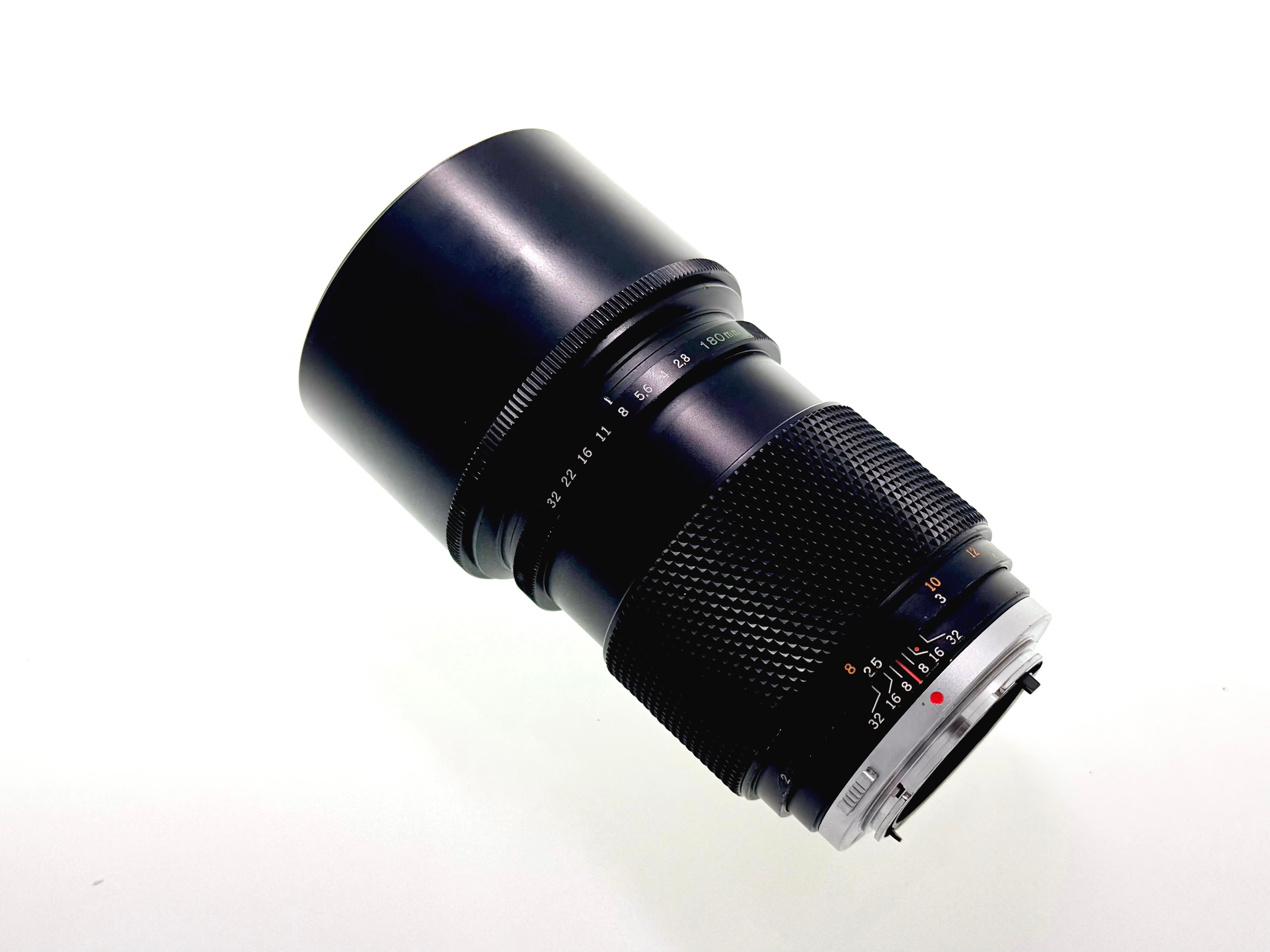 Vintage Olympus Zuiko 180mm F2.8 Lens. (Gd)