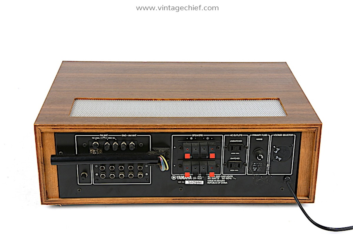 Vintage Yamaha CR-400 Receiver - Wooden Case