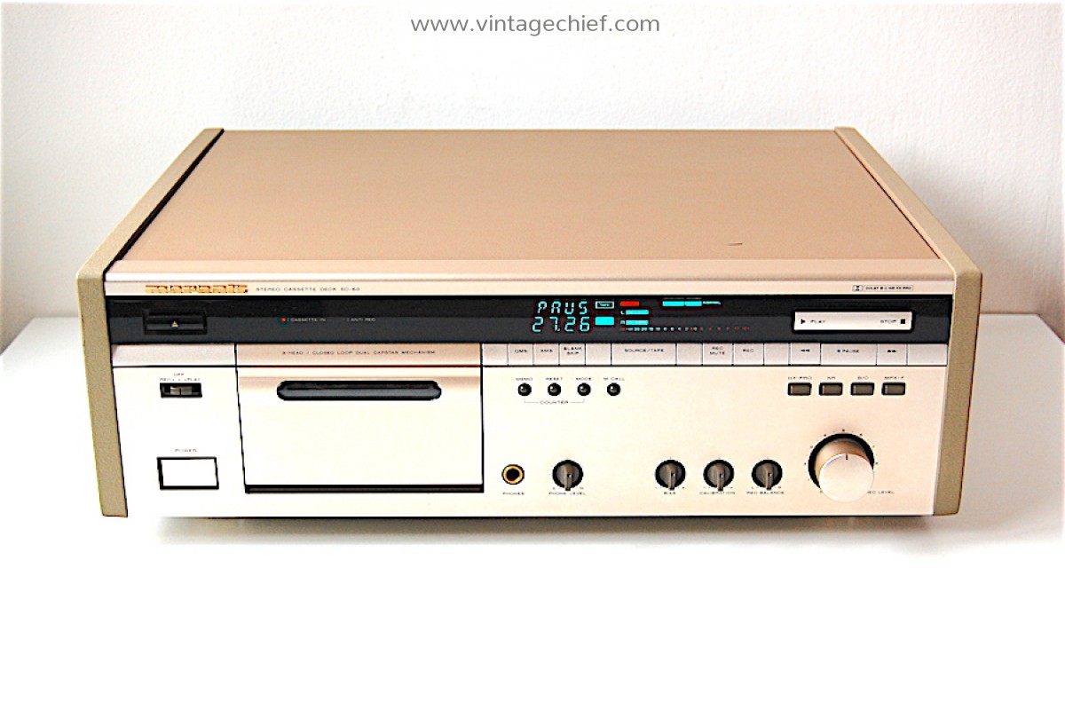 3-Head Marantz SD-60 Cassette Deck - Champagne