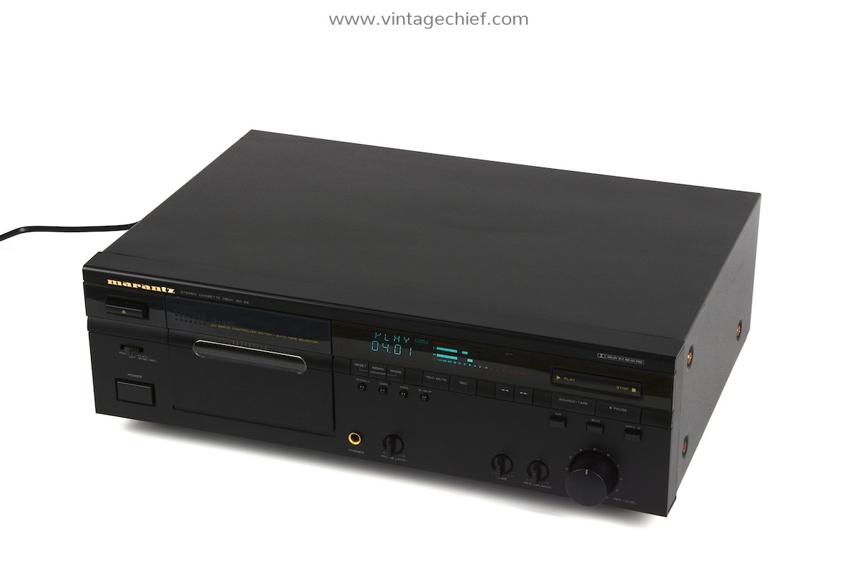 Audiophile Marantz SD-62 Cassette Deck | 3 Head Tape Deck