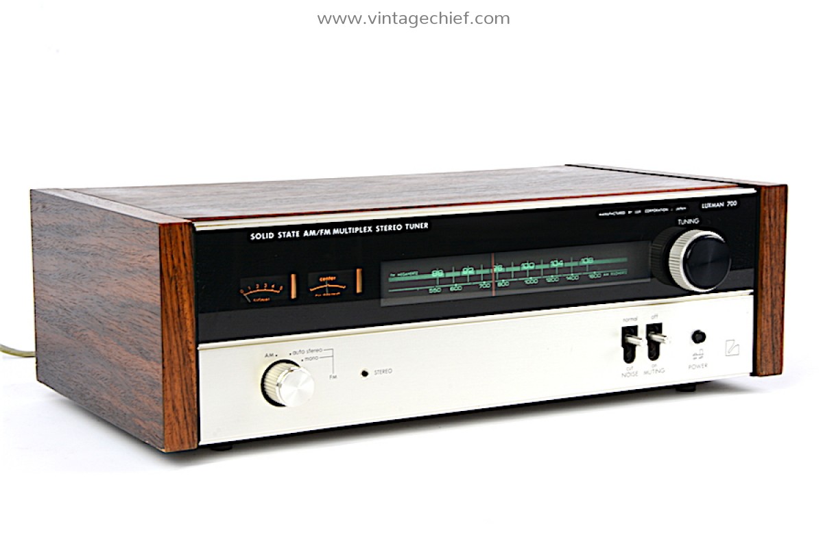 Luxman WL-700 FM AM Tuner | Wooden Case | Vintage | Radio