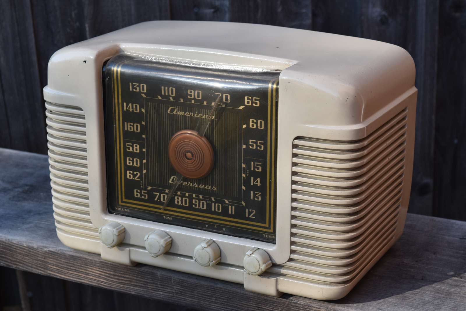 アンティーク 単球ラジオ (Crosley Model 50) レシーバー付 Model 50