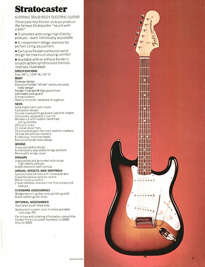 趣味 Vintage 1970 Fender Full Lineup Catalog 1970 Fender Guitar And Bass Catalog, Part 1 >> Vintage Guitar and Bass