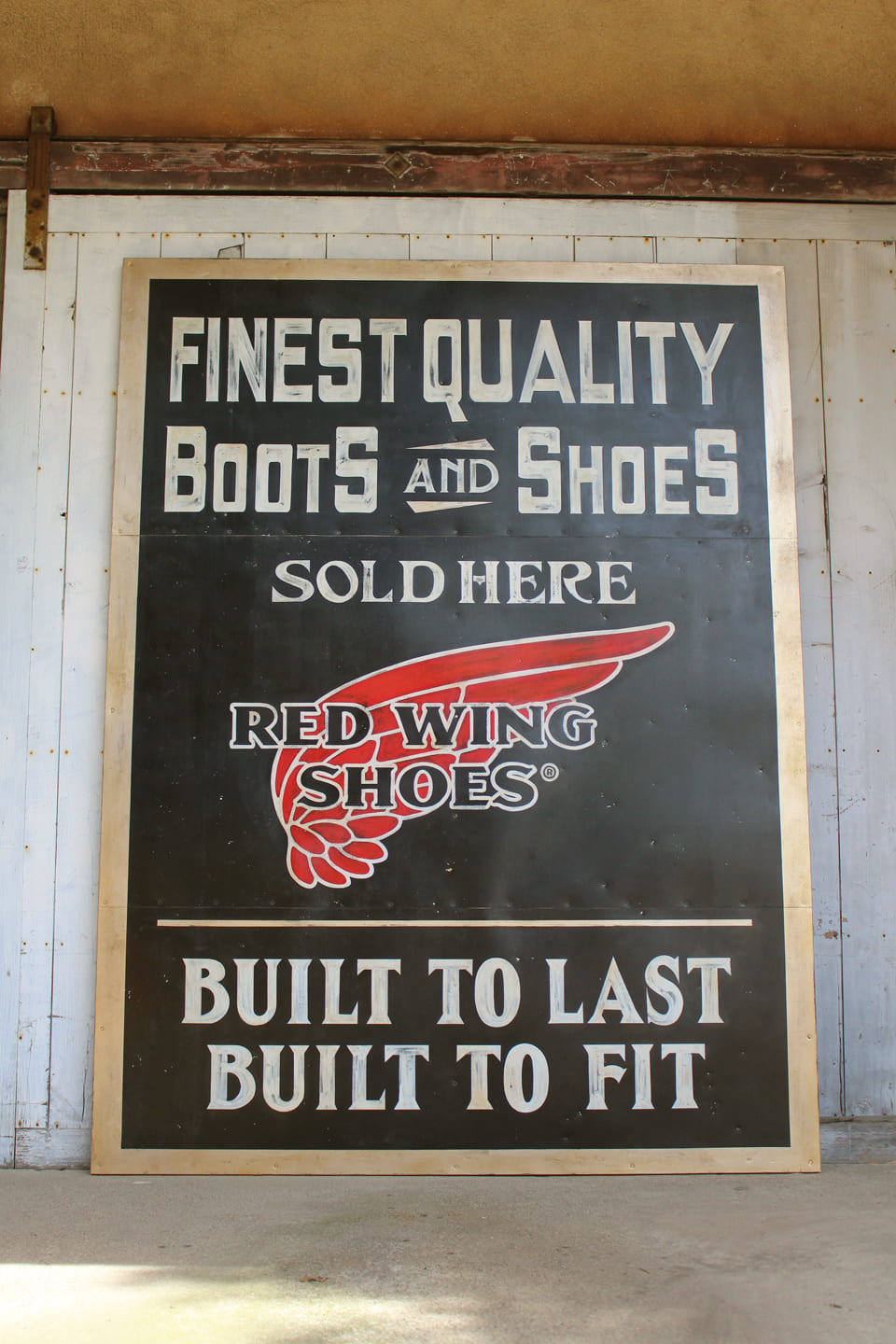 ウィンドウサイン シューメーカー ブリキ看板（詳細）｜ヴィンテージ