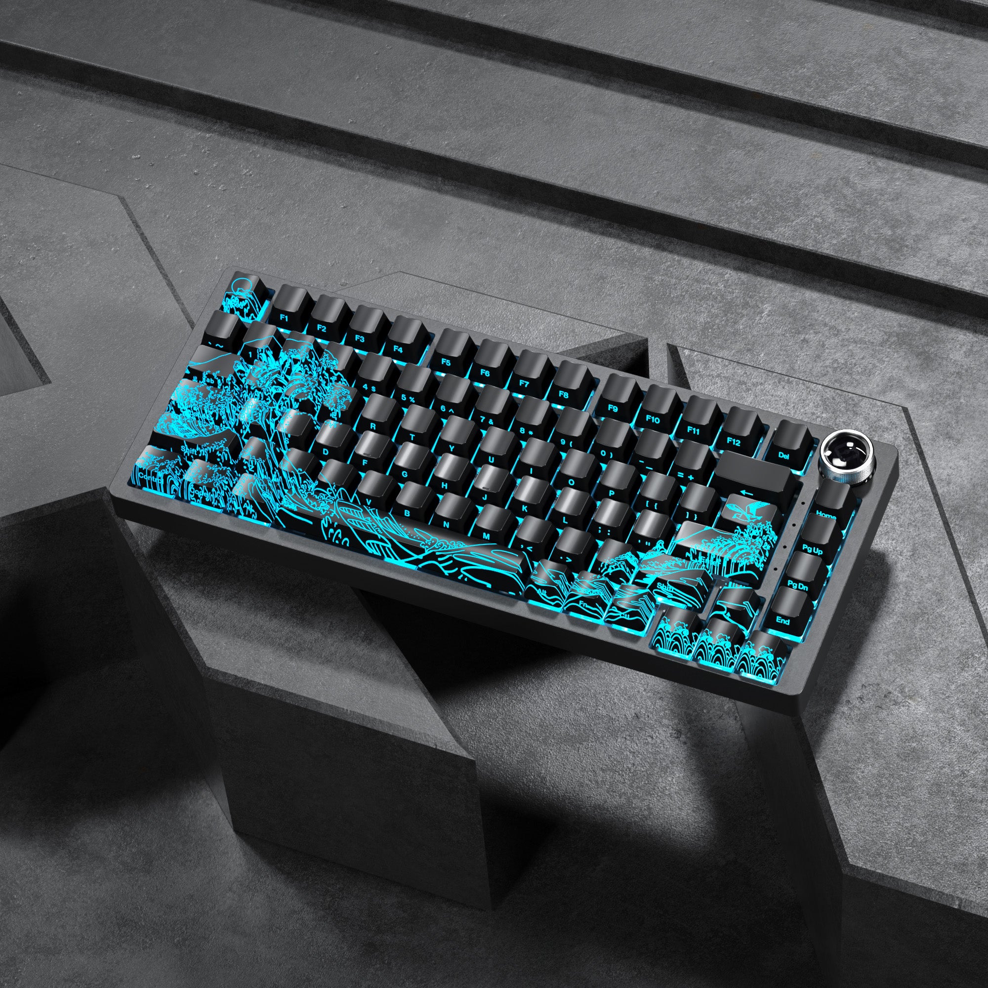 XVX Wave of Kanagawa Version Pattern Shine-Through OEM Profile IMD