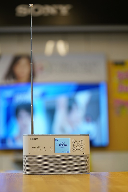 ポータブルラジオレコーダー「ICZ-R260TV」話題のワイドFMからTV音声