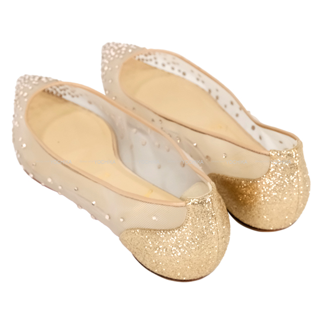 Christian Louboutin クリスチャンルブタン Follies Strass バレリーナ