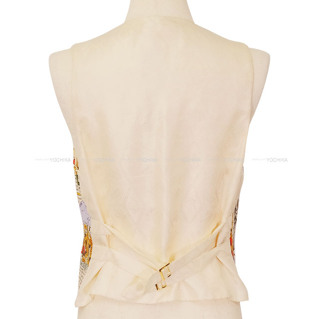 HERMES エルメス ベスト ヴィンテージ ポケット モンサンミッシェル