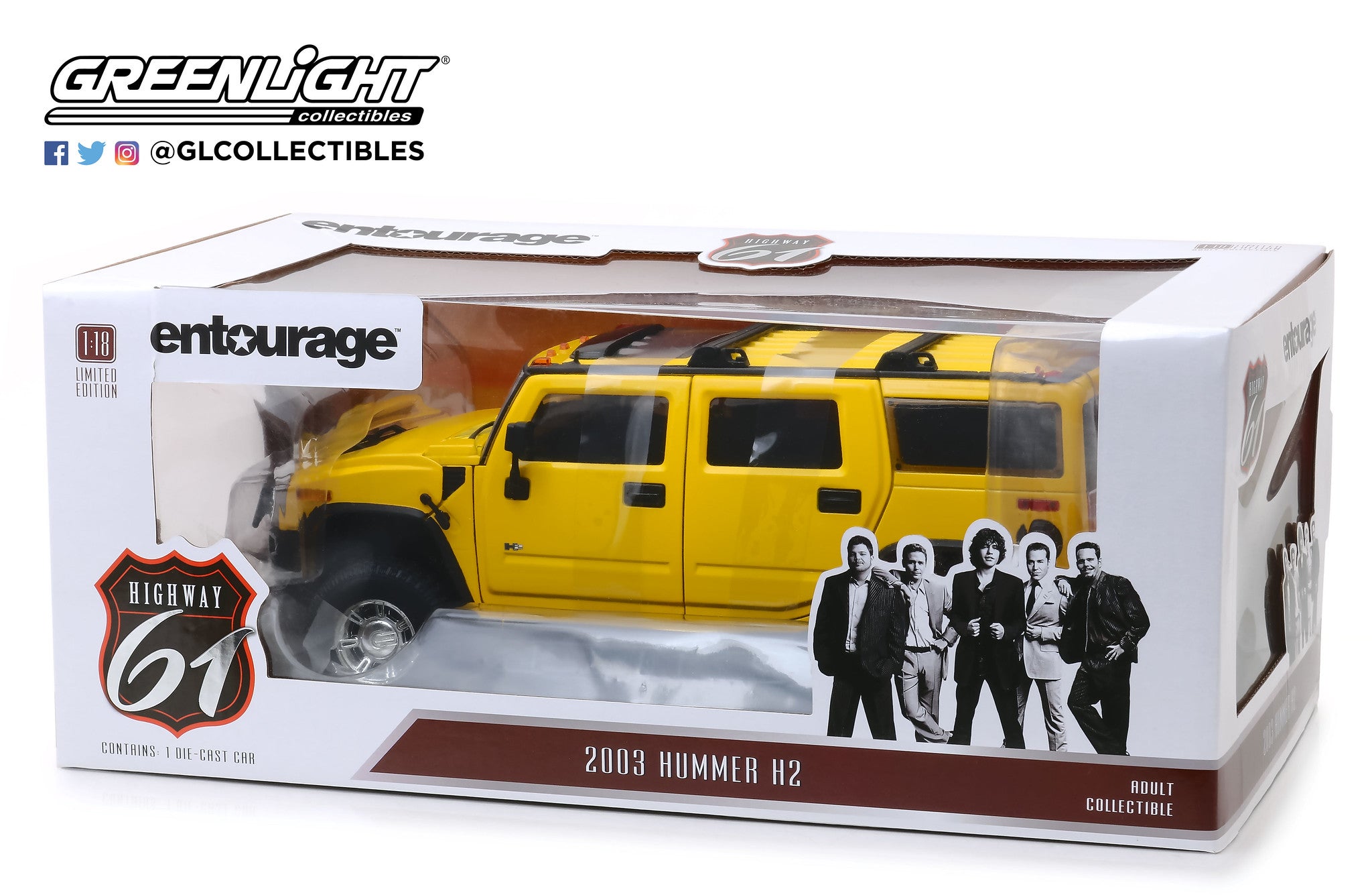 Highway 61 1:18 Entourage (2004-2011 TV Series) - 2003 Hummer H2