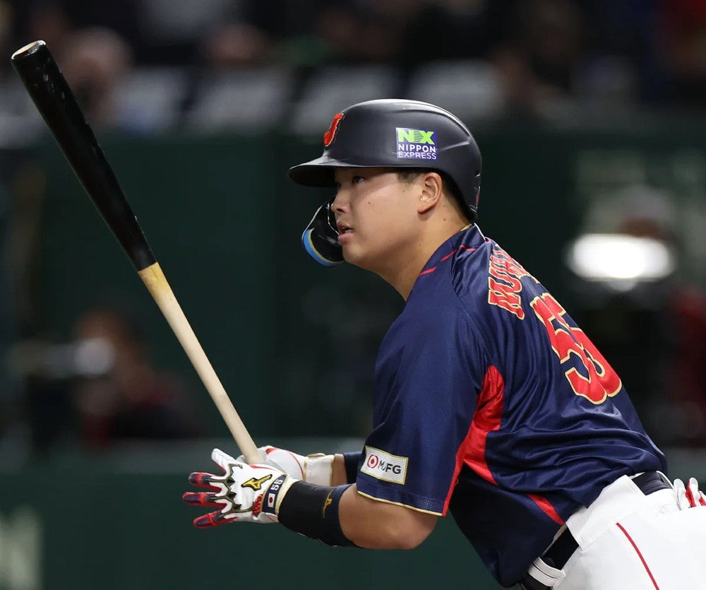 WBC侍ジャパン村上宗隆が2本目の安打、控えめに「ペッパー」 : 読売新聞