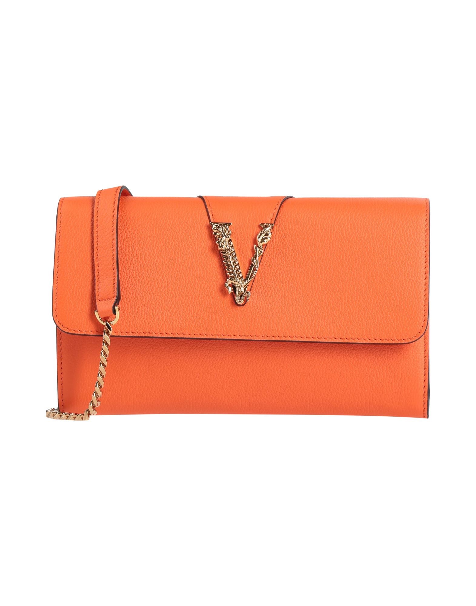 VERSACE Handbags | Orange Women's Cross-body Bags | YOOX