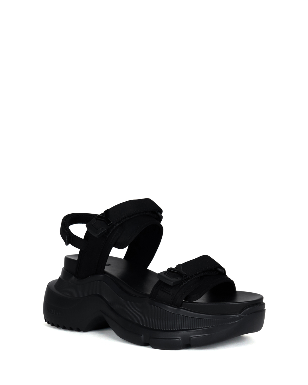 YELLO / TOKYO BLACK SINGLE SNEAKER SANDALS
