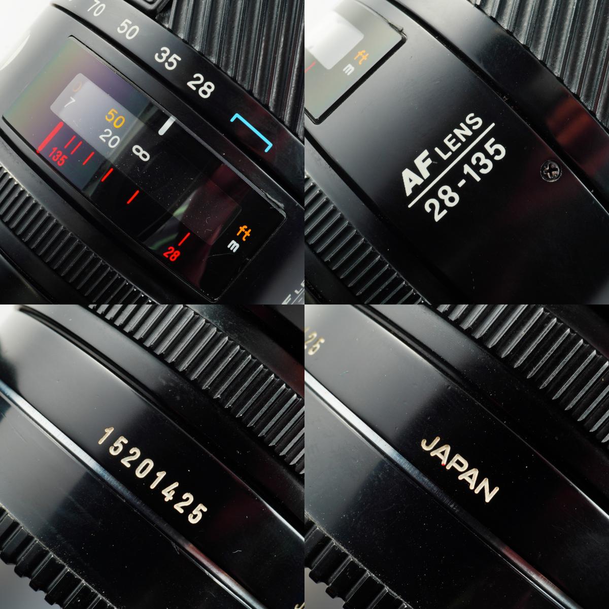 MINOLTA AF 28‑135mm F/4–4.5 ズームレンズ – 山田写真機店