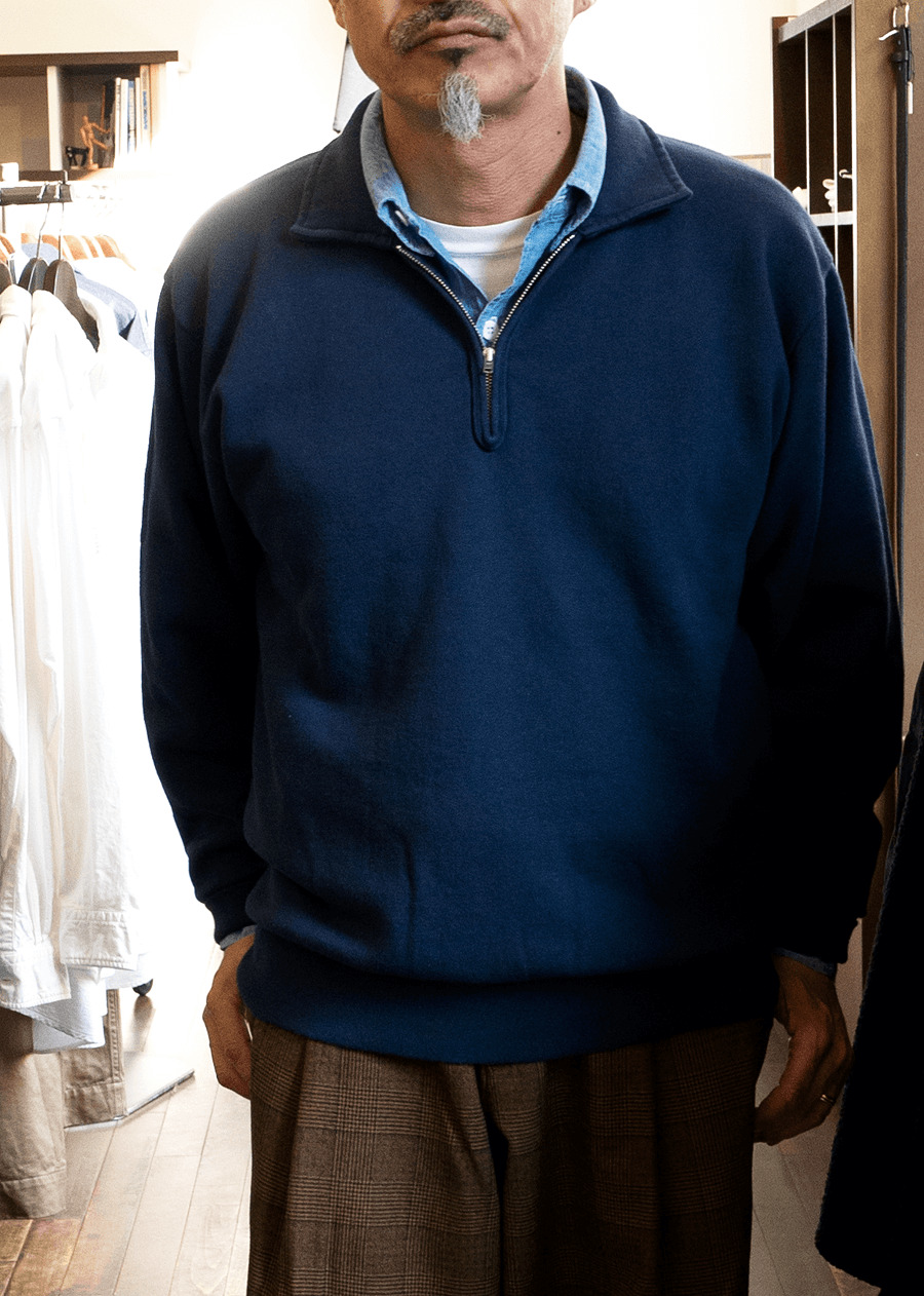 CIOTA Half Zip Sweatshirt | 大阪心斎橋のメンズ洋服のセレクト