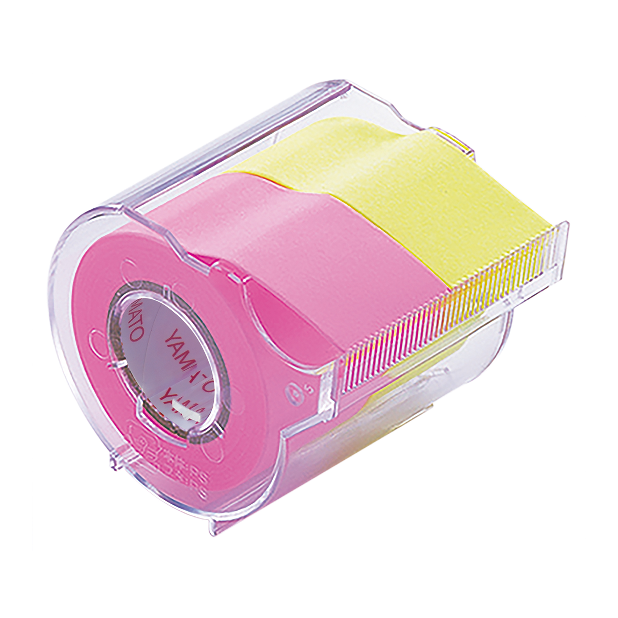 メモックロールテープ（蛍光紙） 25mm幅 カッター付（2巻入） | ヤマト