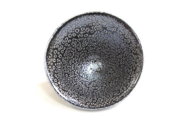 柳瀬美術店 / 清水卯一「鉄耀盃-10」共箱[SHIMIZU Uichi]Sake cup