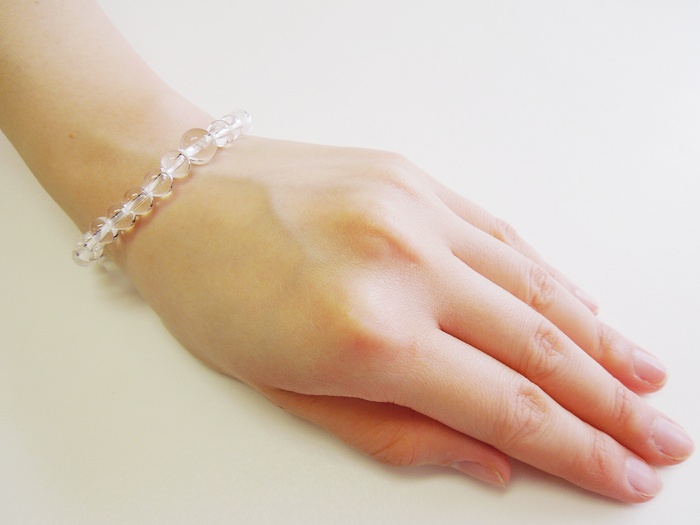水晶7mmブレス共仕立 お数珠の安田念珠店へ｜総本山御用達 安田念珠店