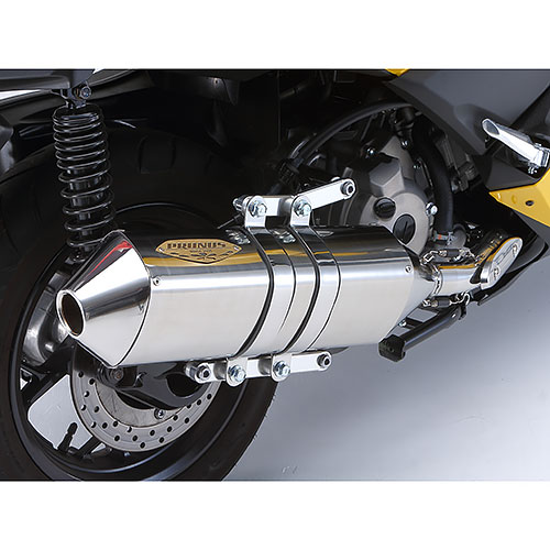 PRUNUS フリーフォームマフラー XMAX | ヤマハ発動機グループ ワイズギア