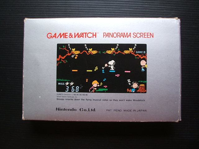 ゲームウォッチ スヌーピー SNOOPY 任天堂 パノラマスクリーン