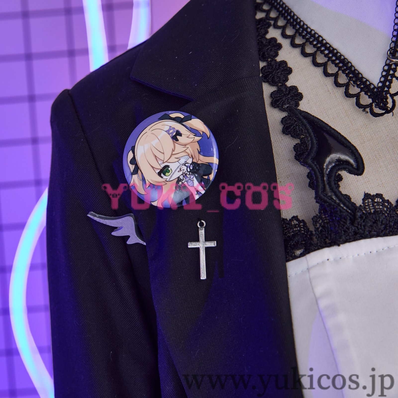 原神 げんしん Cafe in Seoul Fischl フィッシュル コスプレ衣装 送料無料