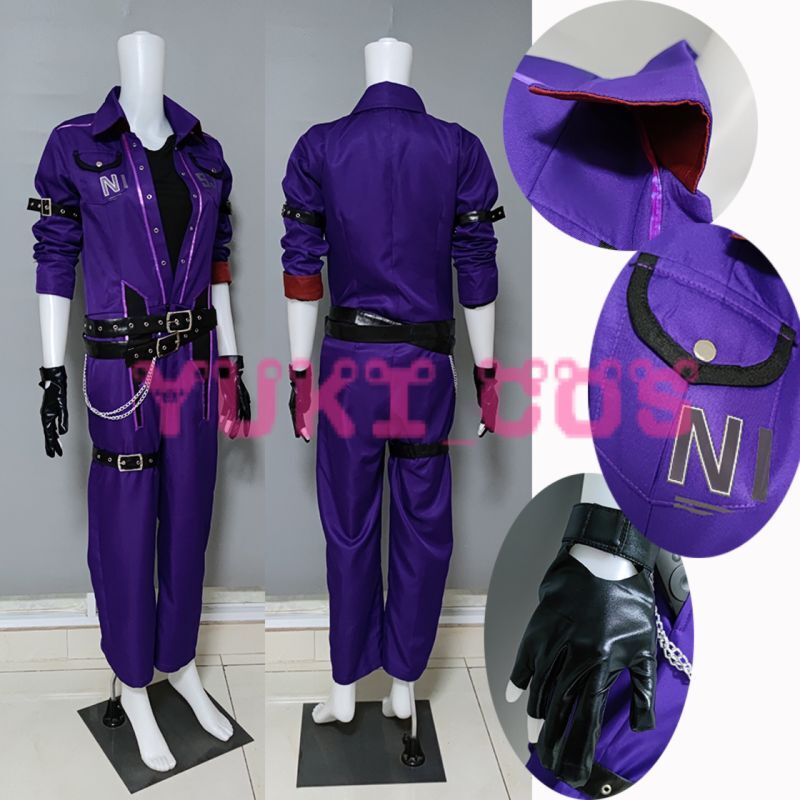 Vtuber にじさんじ 剣持刀也 けんもち とうや 咎人 つなぎ服 コスプレ衣装