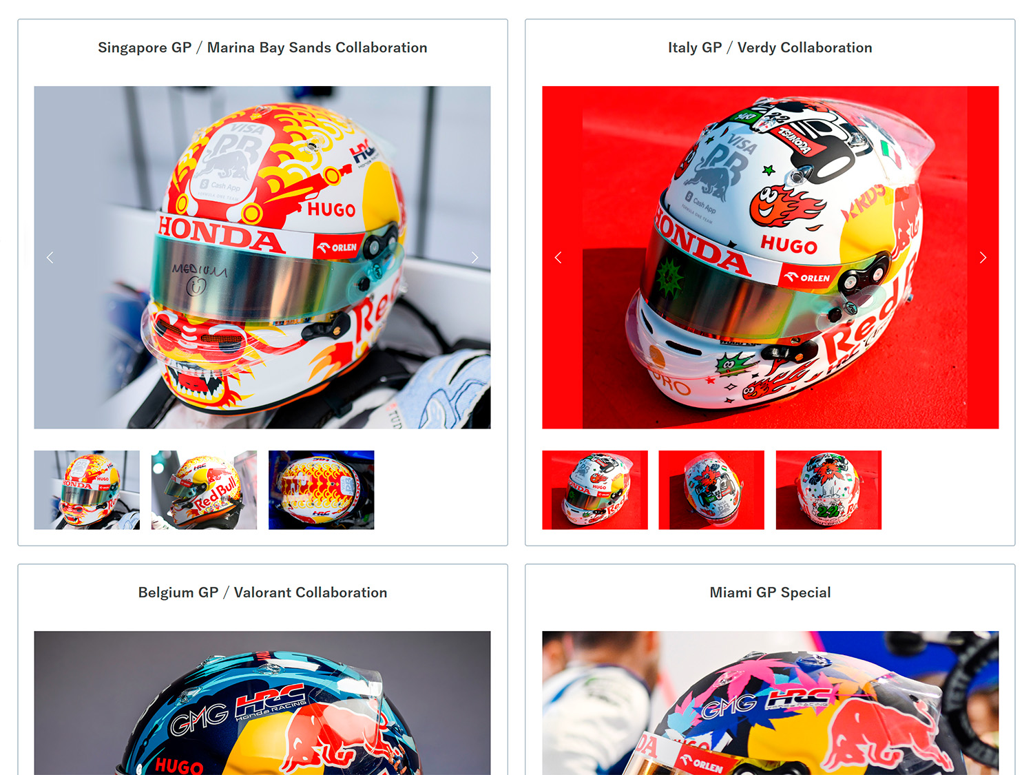 HELMETS GALLERY - Yuki Tsunoda - 角田裕毅 ｜ F1 driver Yuki