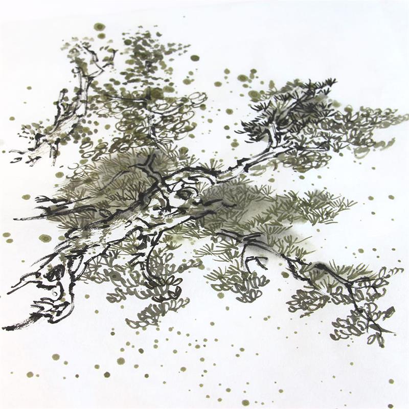 水墨画用紙 F5 (270×350mm) 30枚入 R152-001 | ゆめ画材