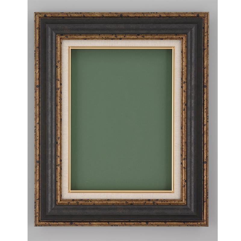 油彩額 レア F0 (180×140) フレーム巾 82mm 古代ブラウン アクリル