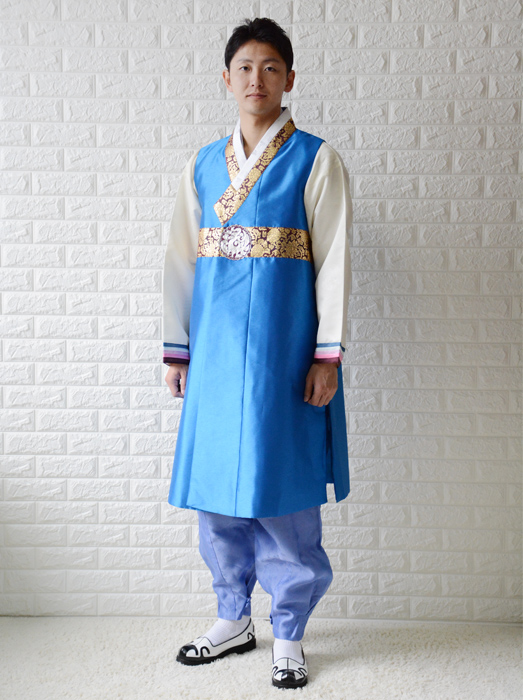 pe73pa61ch56-男性化繊レンタルパジチョゴリ-対応サイズS～L 男性化繊