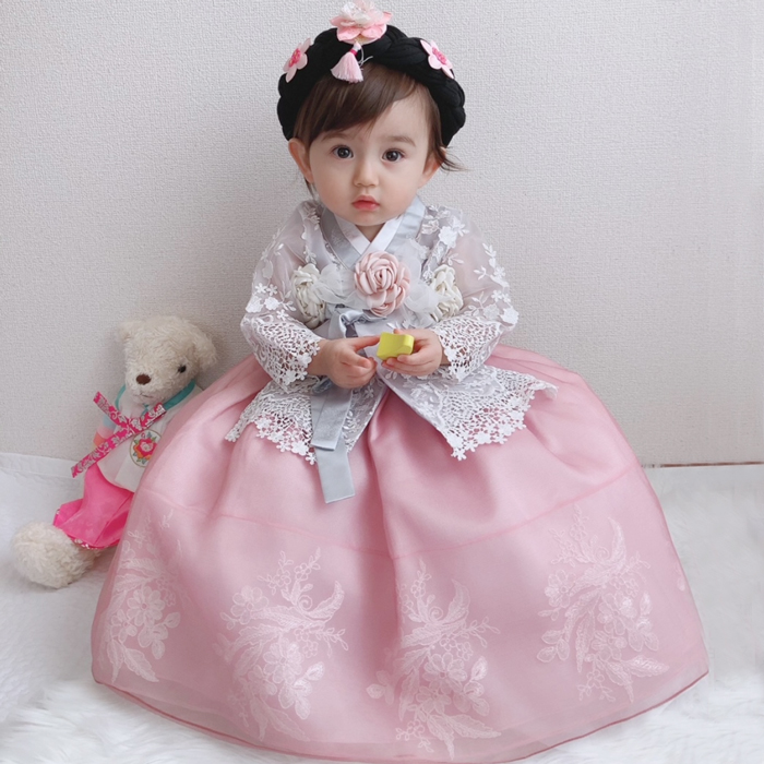 子供レンタルチョゴリ・女の子用No95身長77～79cm 1号サイズ(目安年令1