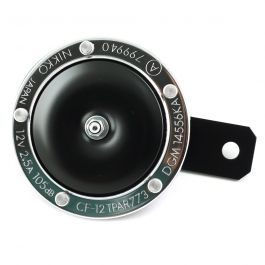 Horn - Black and Chrome - 12v - 2.5amp - 105 dB - Nikko | Kawasaki