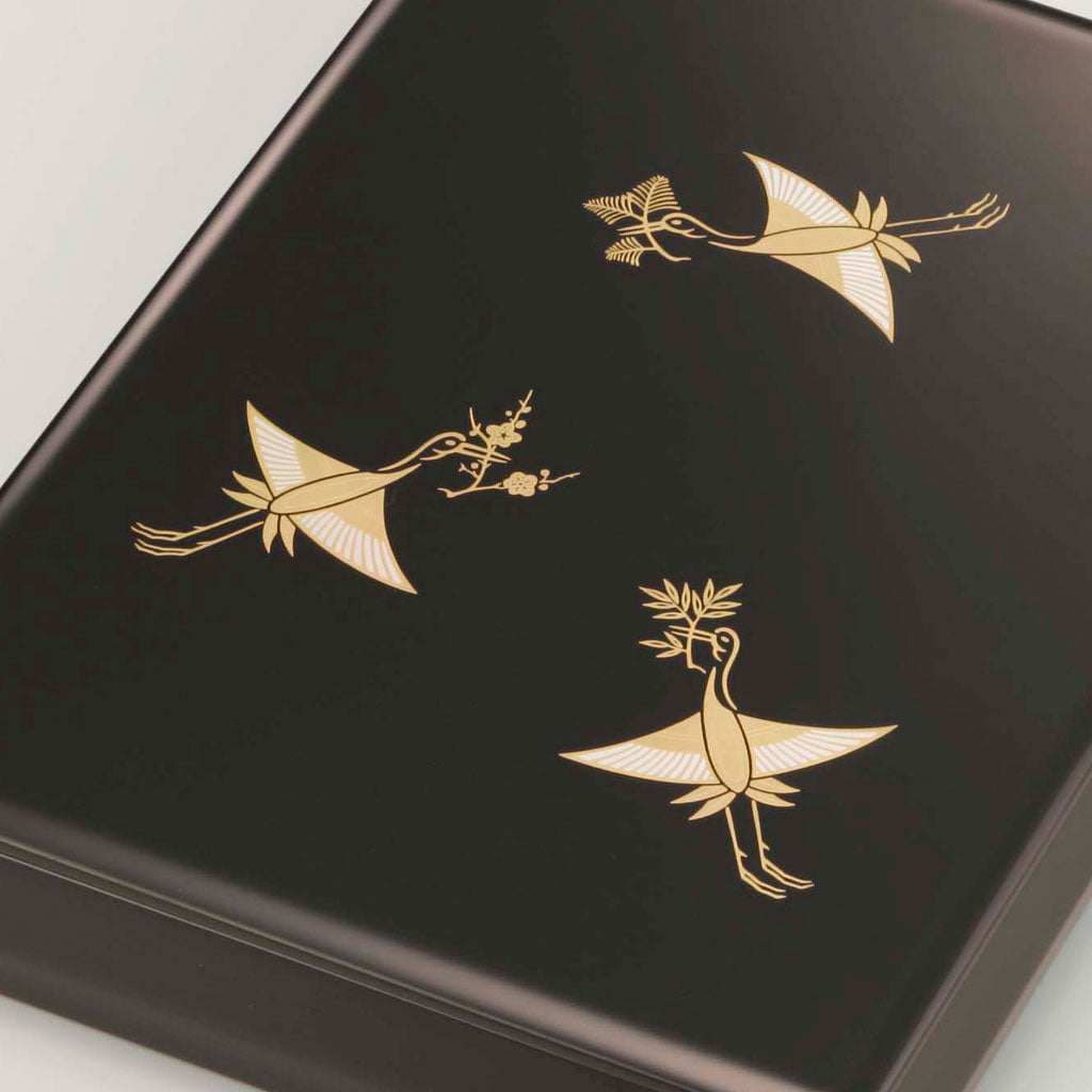 松喰鶴 うるみ蓋付手許箱 – 象彦 公式オンラインショップ