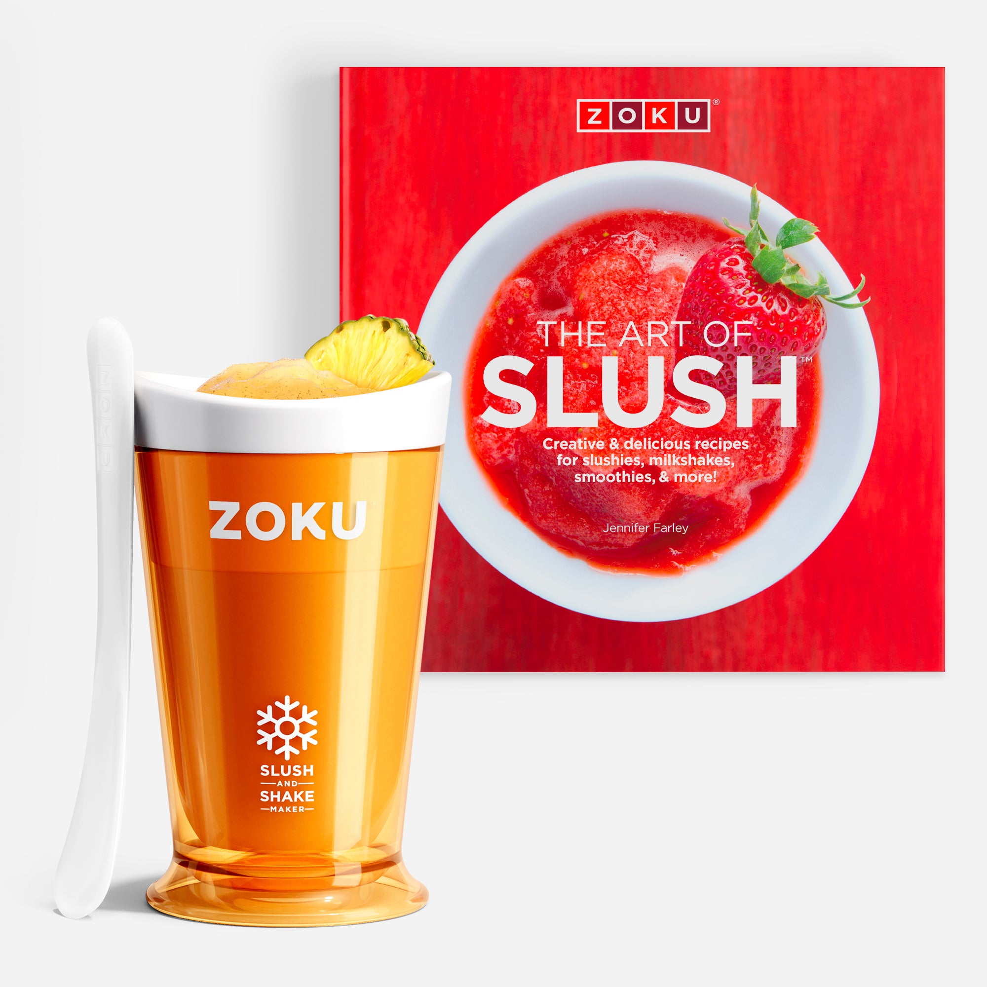 Slush & Shake Maker & Recipe Book Bundle – ZOKU