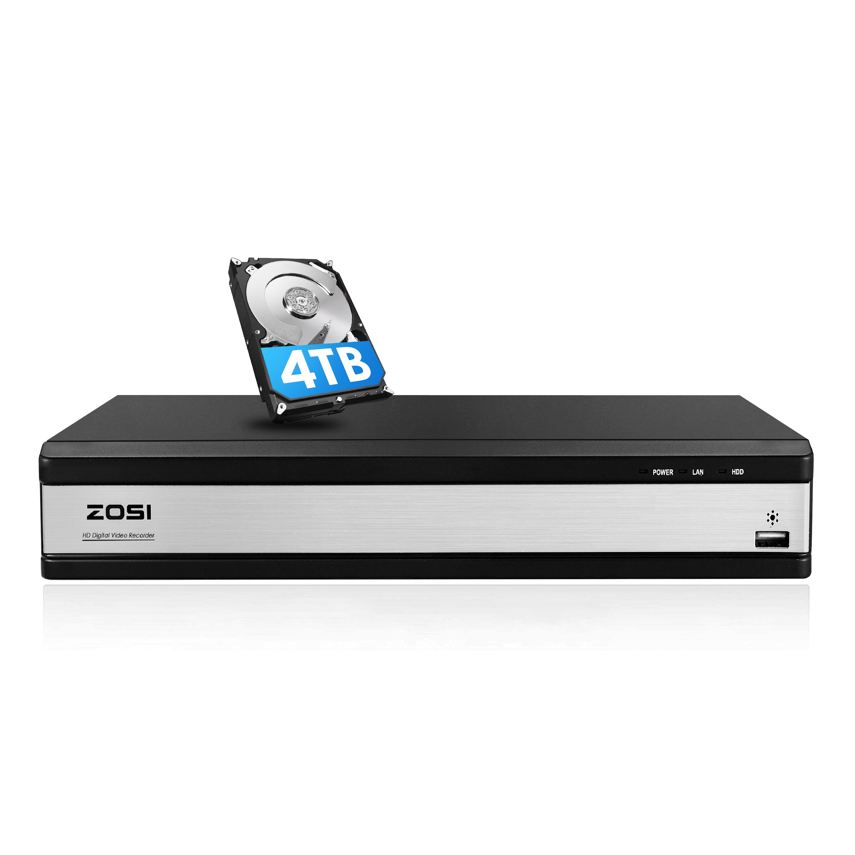 2MP 16CH Digital Video Reorder DVR | for ZOSI 1080p TVI/CVI/AHD