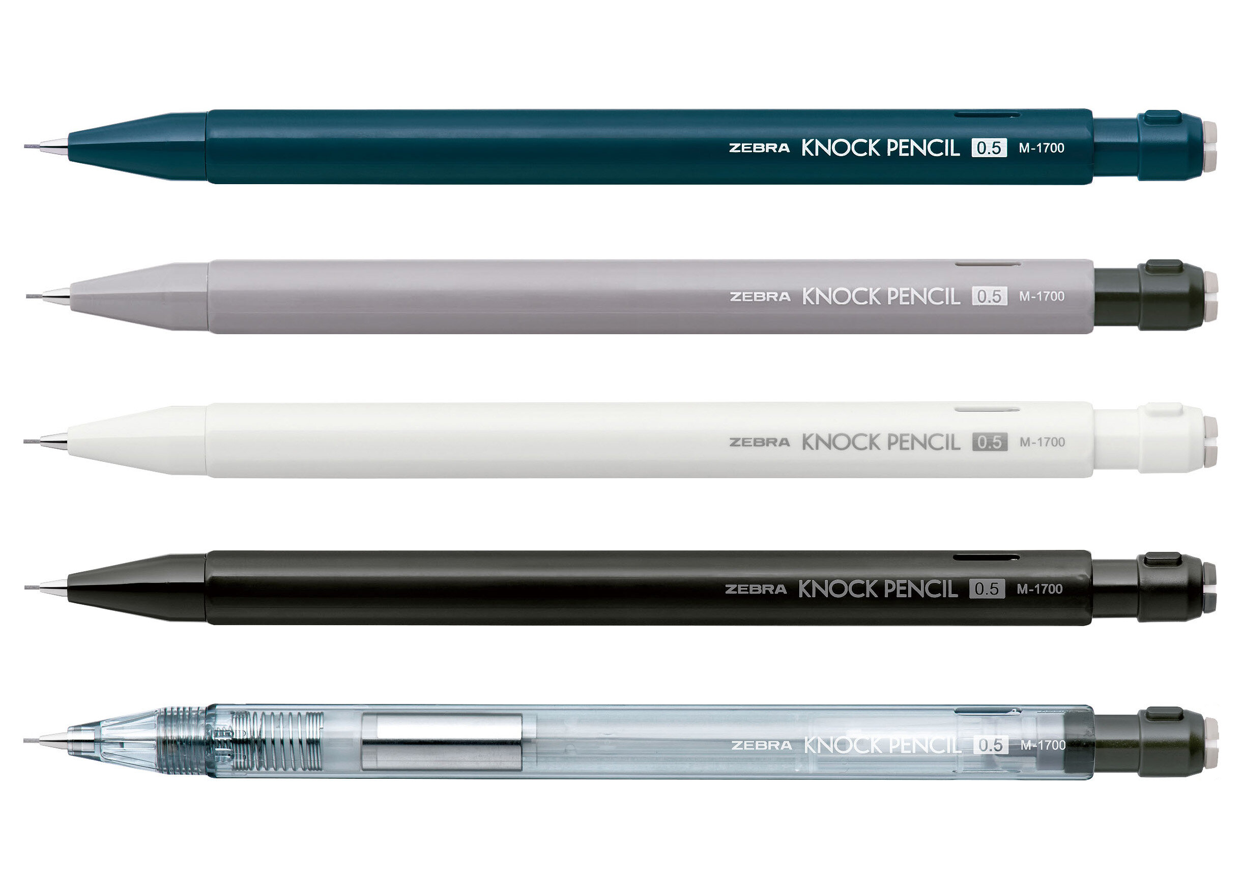 軽くて使いやすい鉛筆型のシャープペン『ノックペンシルM-1700