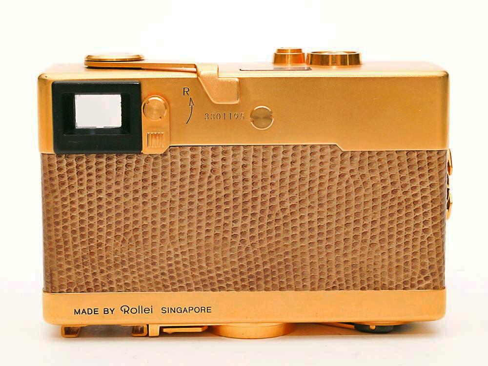 Rollei 35 (ゴールド) Singapore 製 40/3.5 Tessar (沈銅式) ローライ