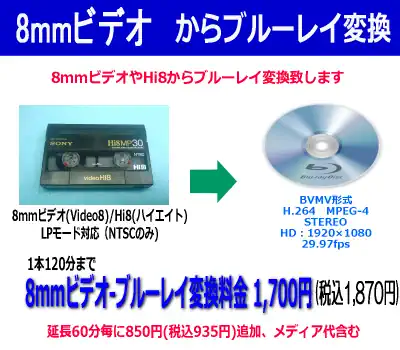 Hi8ダビング,MP4デジタイズ｜横浜市 松澤企画｜8ミリビデオ/Hi8からDVD
