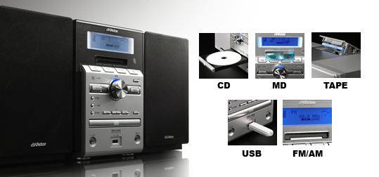 マイクロコンポーネントMDシステムUX-Z2製品情報 | JVC