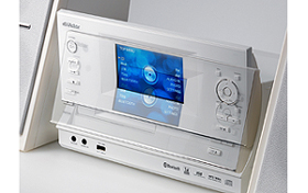 動画や写真が本体のカラー液晶で楽しめるiPod/iPhone対応映像コンポ