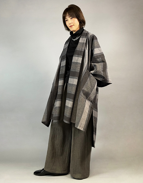 亀田縞】法被(はっぴ）コート｜工房 徳元 TOKUGEN ONLINE SHOP